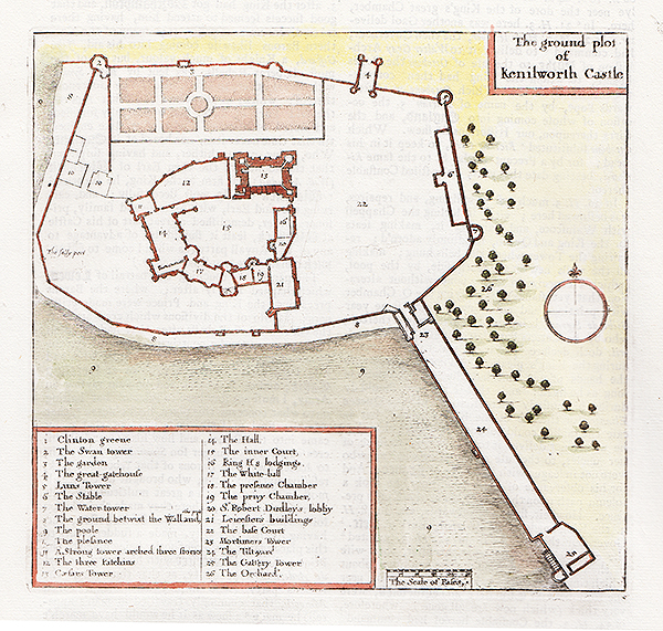 The Ground Plot of Kenilworth Castle