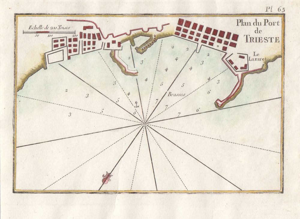 Plan du Port de Trieste.