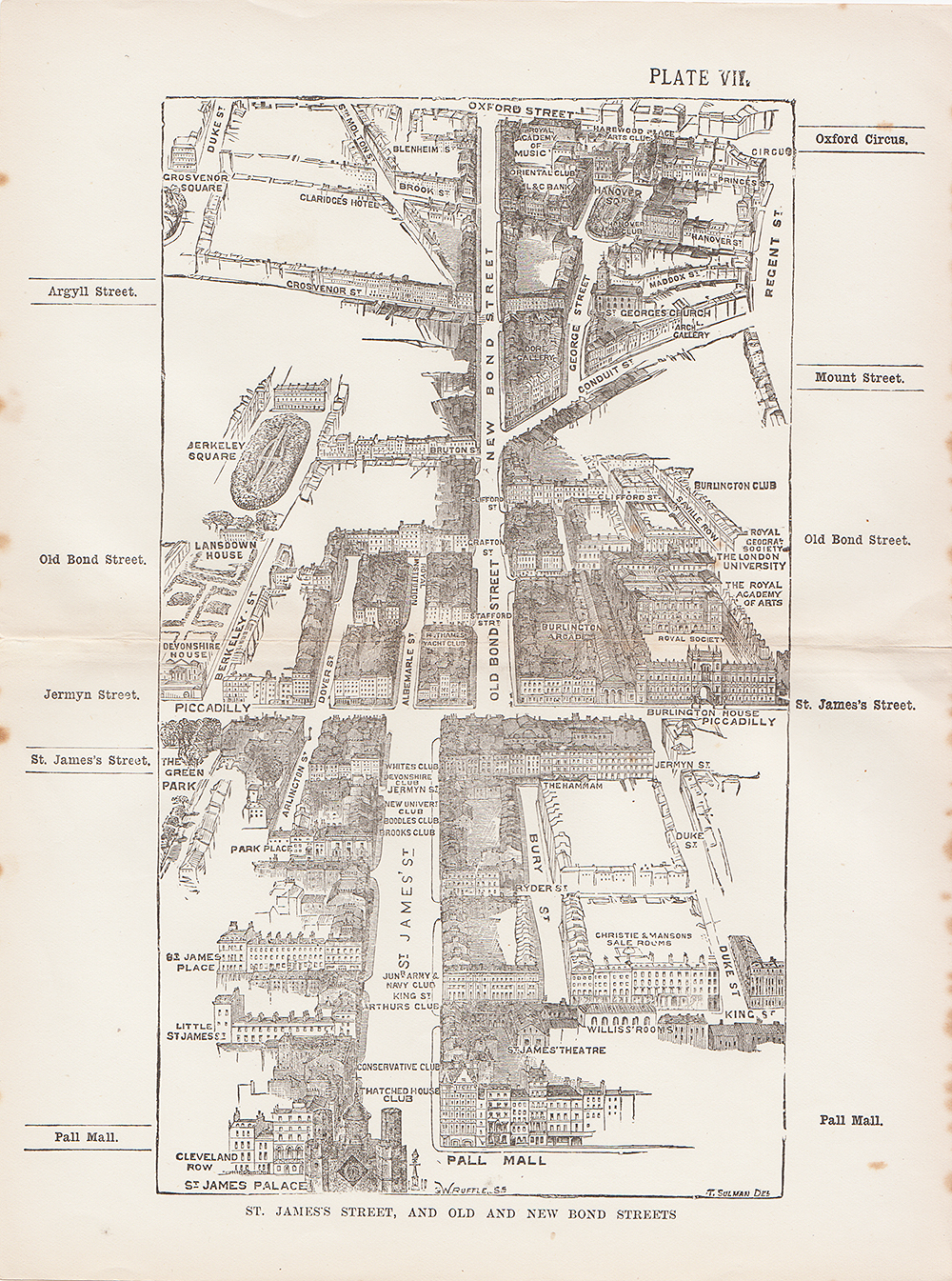 St James's Street and Old and New Bond Street  Plate VII