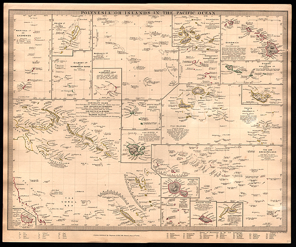 Polynesia or Islands in the Pacific Ocean SDUK 