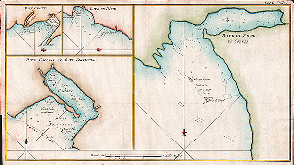 Cordes Bay Port Famine Woods Pay Port Gallant Fortescue Bay 