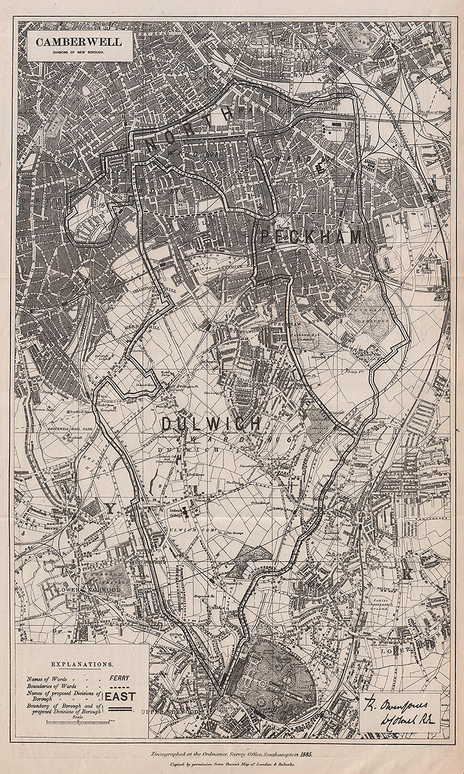 Camberwell Division of New Borough