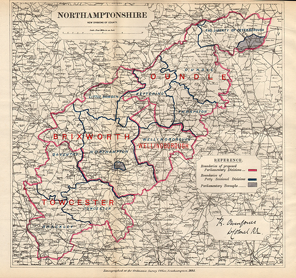 New Divisions of County