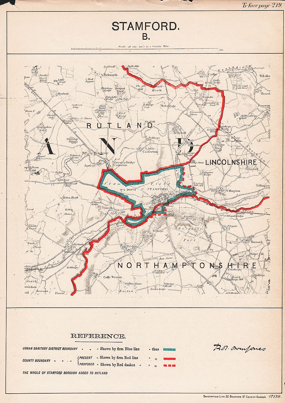 Town Plan Stamford  B