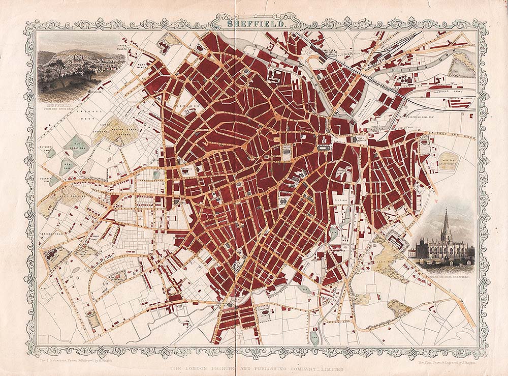 Town Plan Sheffield