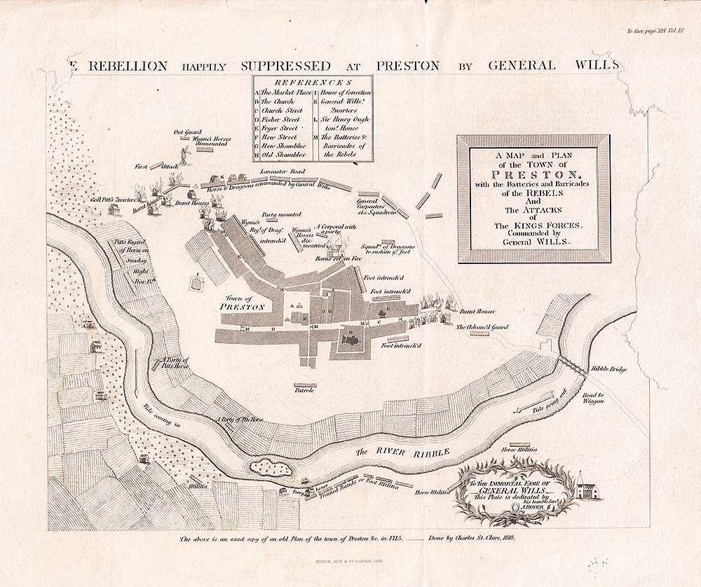 Rebellion Happily Suppressed at Preston by General Wills