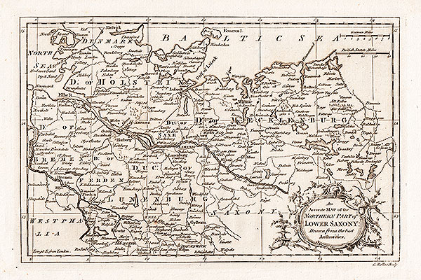 An Accurate map of the Northern Part of Lower Saxony