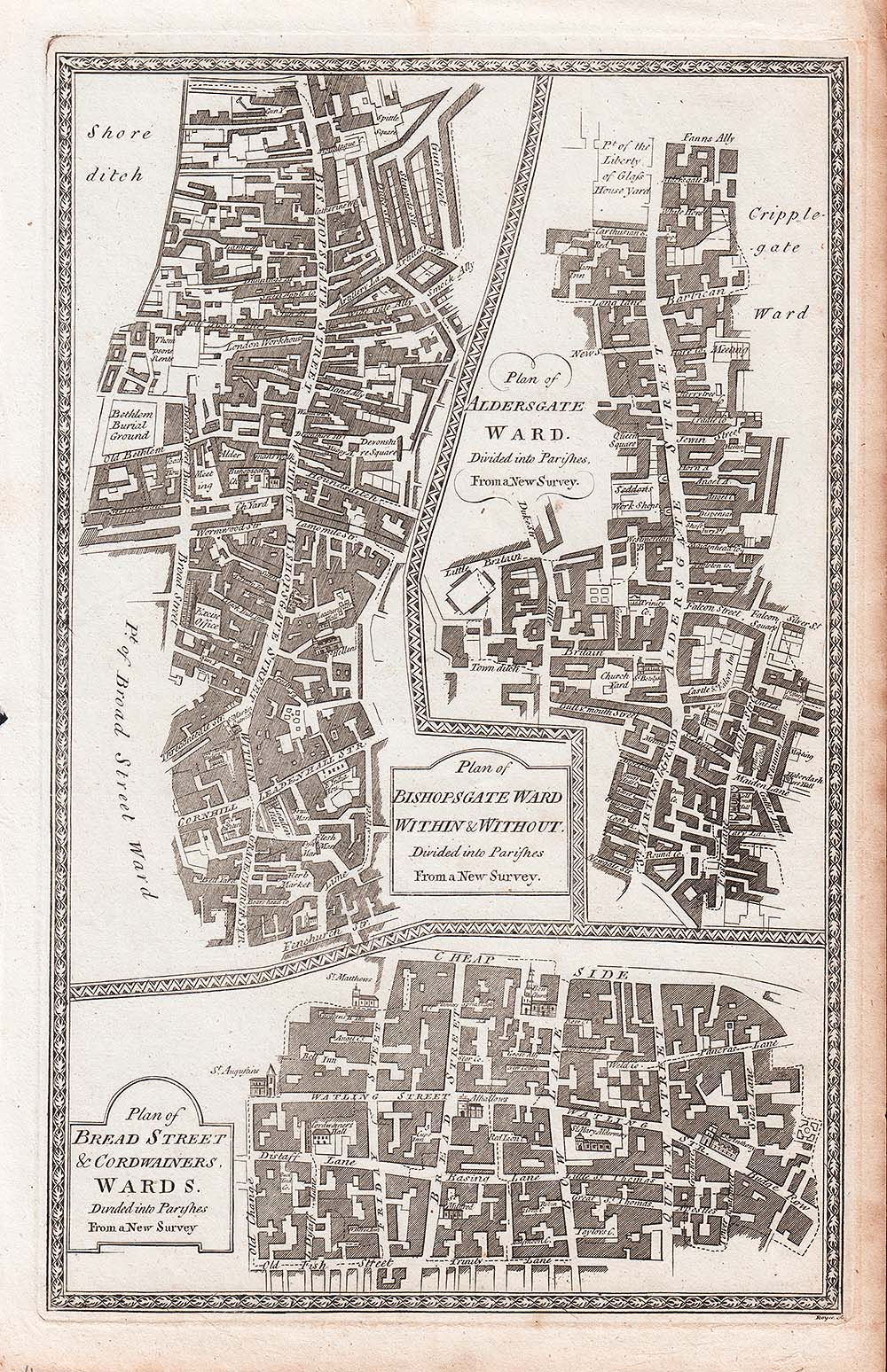 Aldersgate,  Bishopsgate and  Bread Street & Cordwainers Wards