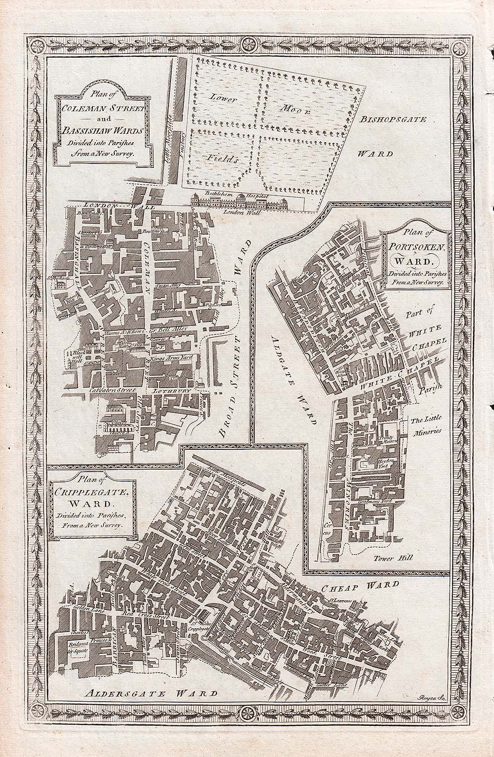 Coleman Street, Bassishaw Wards Portsoken and Cripplegate Wards