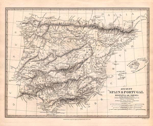 Ancient Spain and Portugal Hispania or Iberia 