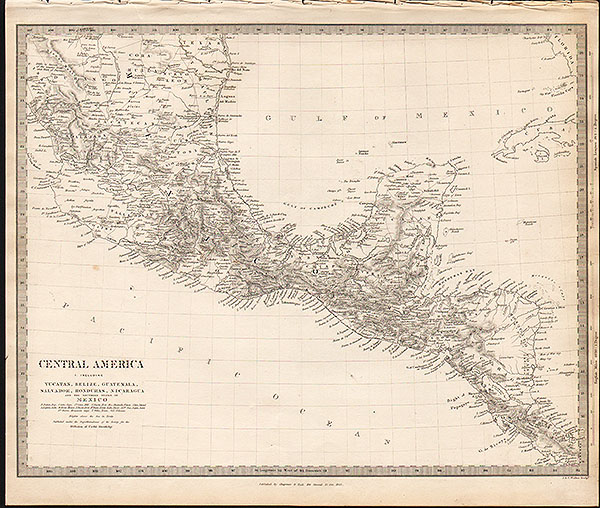 Central America I including Yucatan Belize Guatemala Salvador Honduras Nicaragua and the Southern States of Mexico  -  SDUK