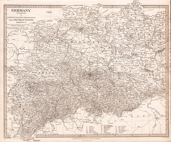 Germany Deutschland I Holstein Hanover Mecklenburg  The Prussian States Saxony &c  S D U K