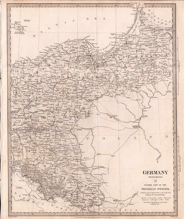 Germany  Detschland II  Eastern Part of the Prussian States  SDUK