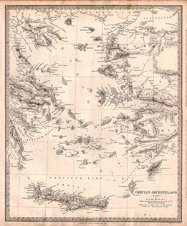 Grecian Archipelago Ancient by William Smith  LLD   SDUK