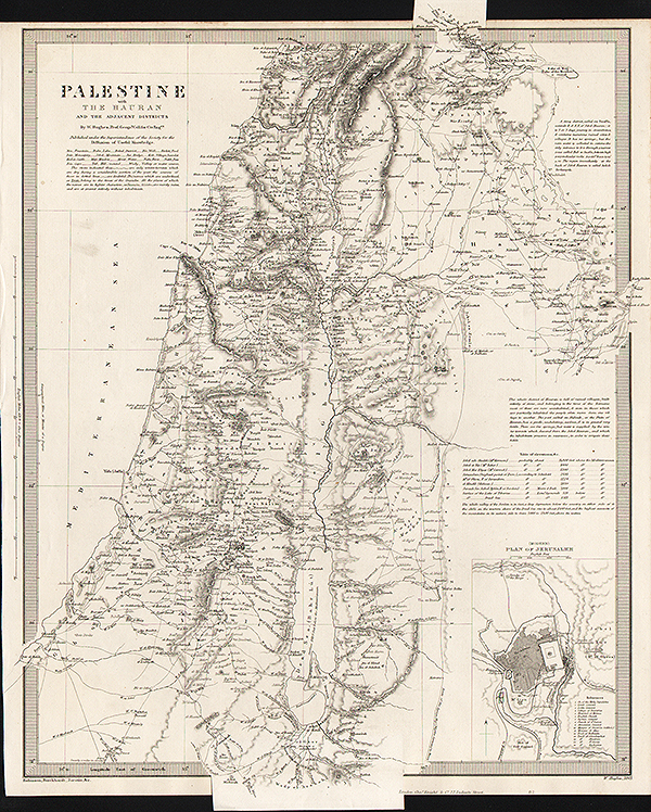 Palestine with the Hauran and the adjacent districts  -  SDUK
