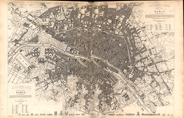 Eastern and Western Divisions of Paris