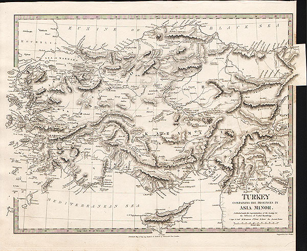 Turkey containing the Provinces of Asia Minor  -  SDUK