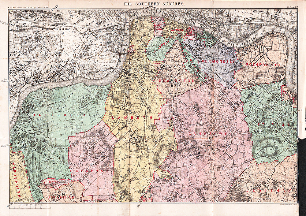 The Southern Suburbs  -  Stanford's Geographical Establishment