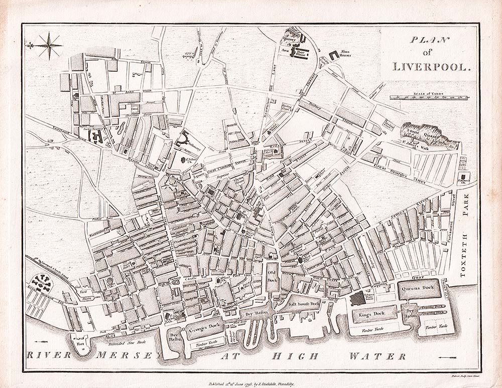 Plan of Liverpool.