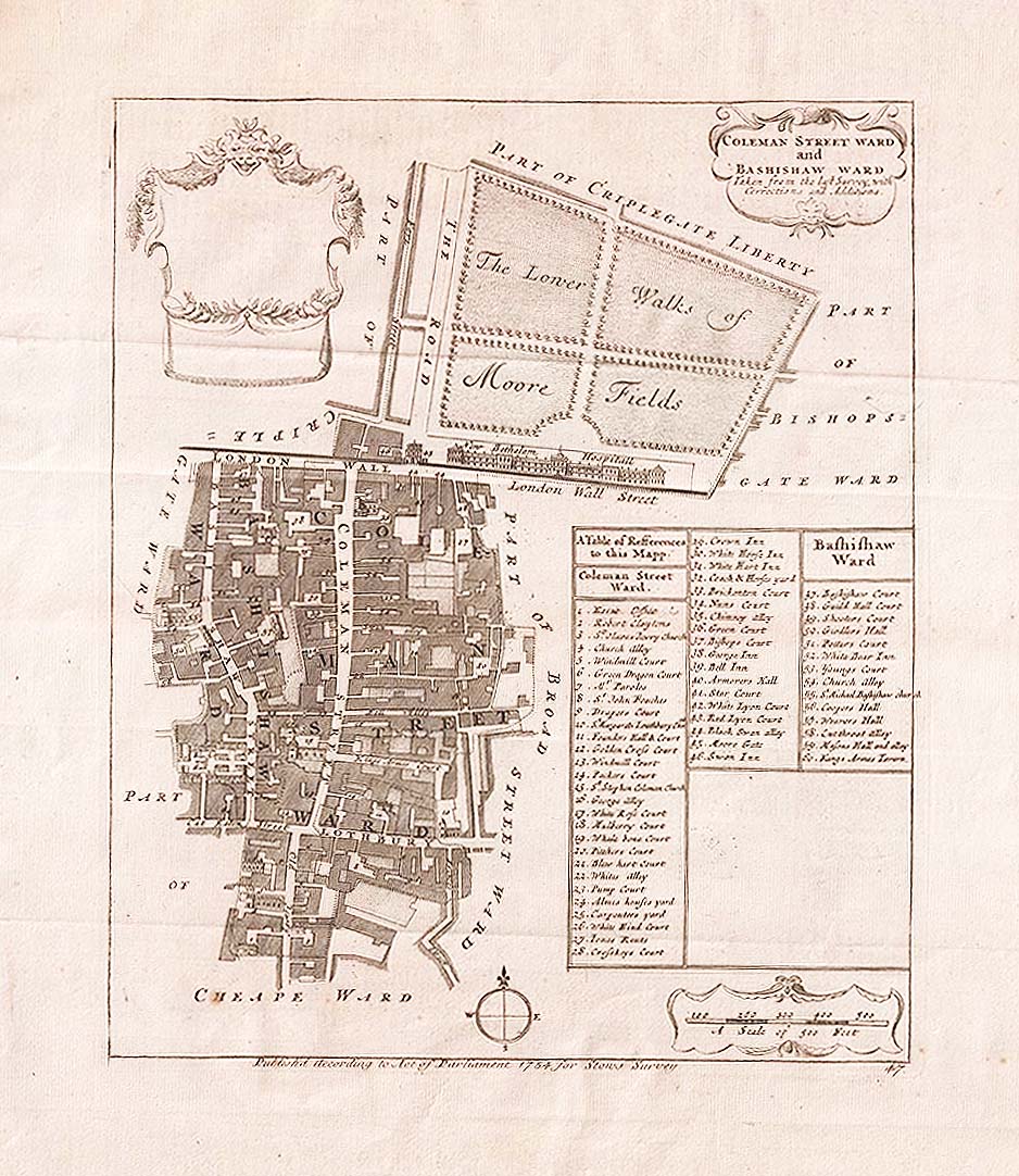 Coleman Street Ward and Bashishaw Ward.....