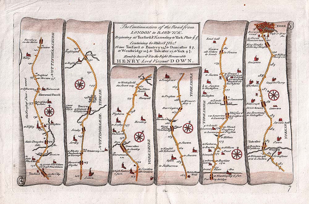 Thomas Gardner - The Continuation of the Road from London to Barwick