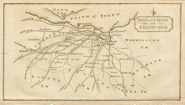 Midlothian or Edinburgh  -  Travellers Guide through Scotland and its Isles