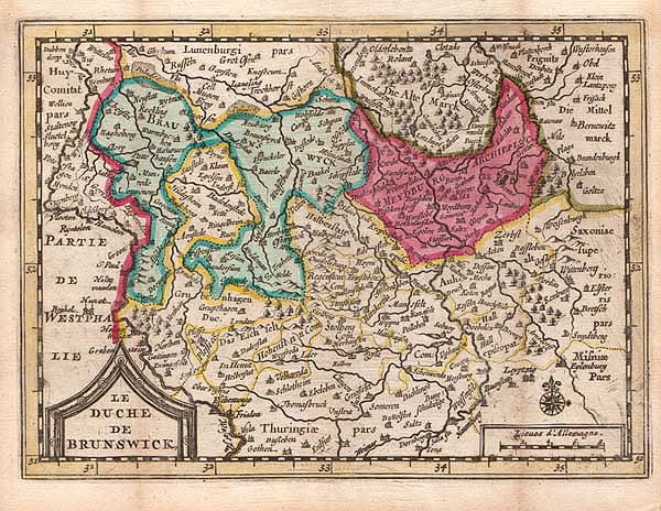Le Duche de Brunswick    -   Pieter  Van der Aa 1659-1733
