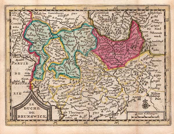 Le Duche de Brunswick    -   Pieter  Van der Aa 1659-1733
