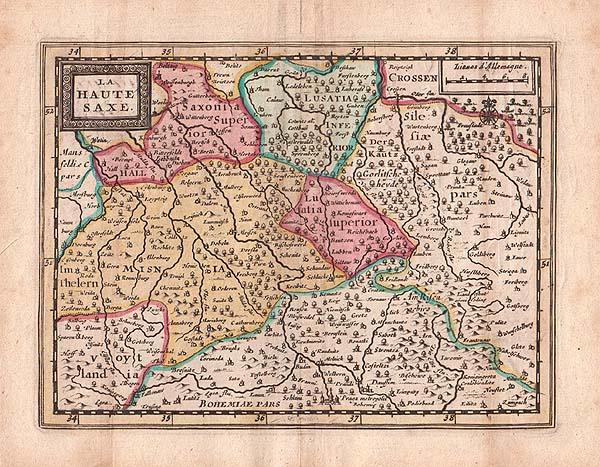 La Haute Saxe  -   Pieter  Van der Aa 1659-1733
