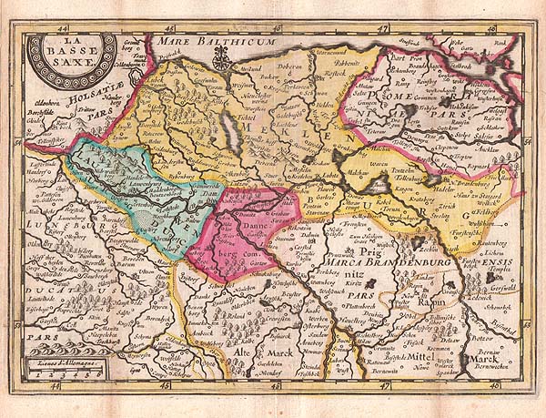 La Basse Saxe  -   Pieter  Van der Aa 1659-1733