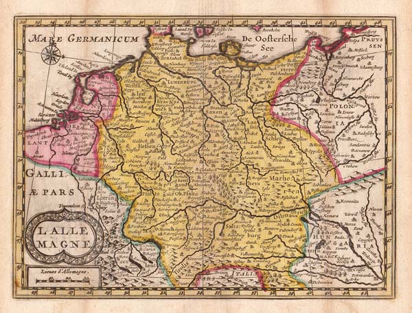 L Allemagne  -   Pieter  Van der Aa 1659-1733