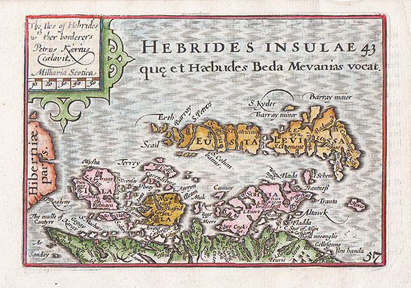Pieter Van den Keere - Isles of Hebrides