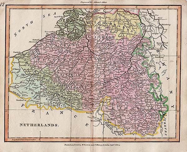 Netherlands  -  Adams's Atlas