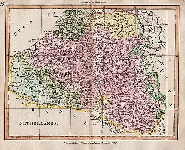 Netherlands  -  Adams's Atlas