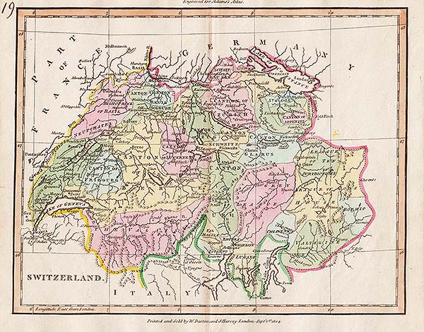 Switzerland  -  Adams's Atlas
