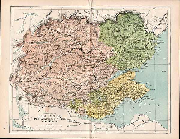 William Hughes  -  The Counties of Perth Forfar Fife Kinross and Clackmannan