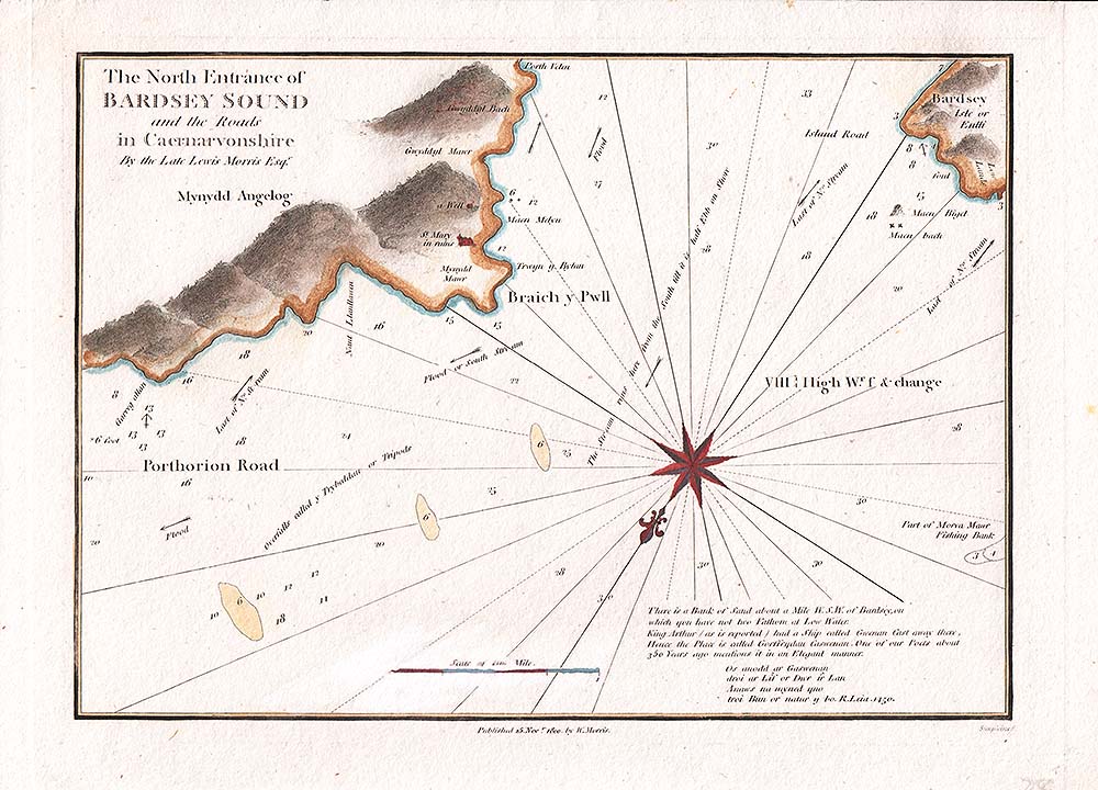 William Morris - The North Entrance of Bardsey Sound and the Roads