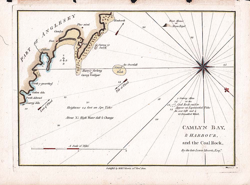 William Morris - Camlyn Bay & Harbour and the Coal Rock