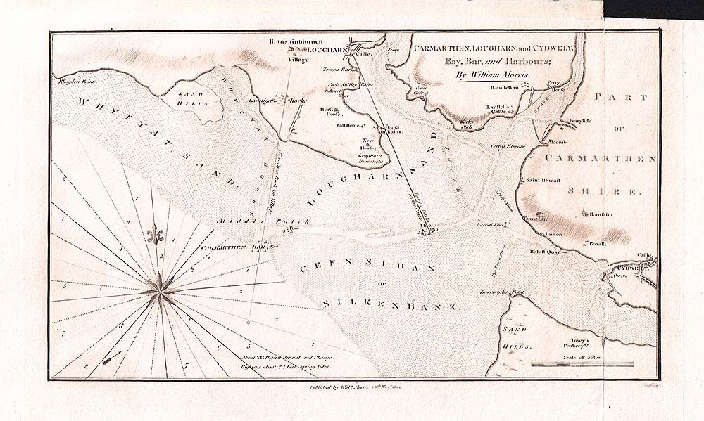 William Morris - Carmarthen, Lougharn and Cydweli May Bar and Harbours.