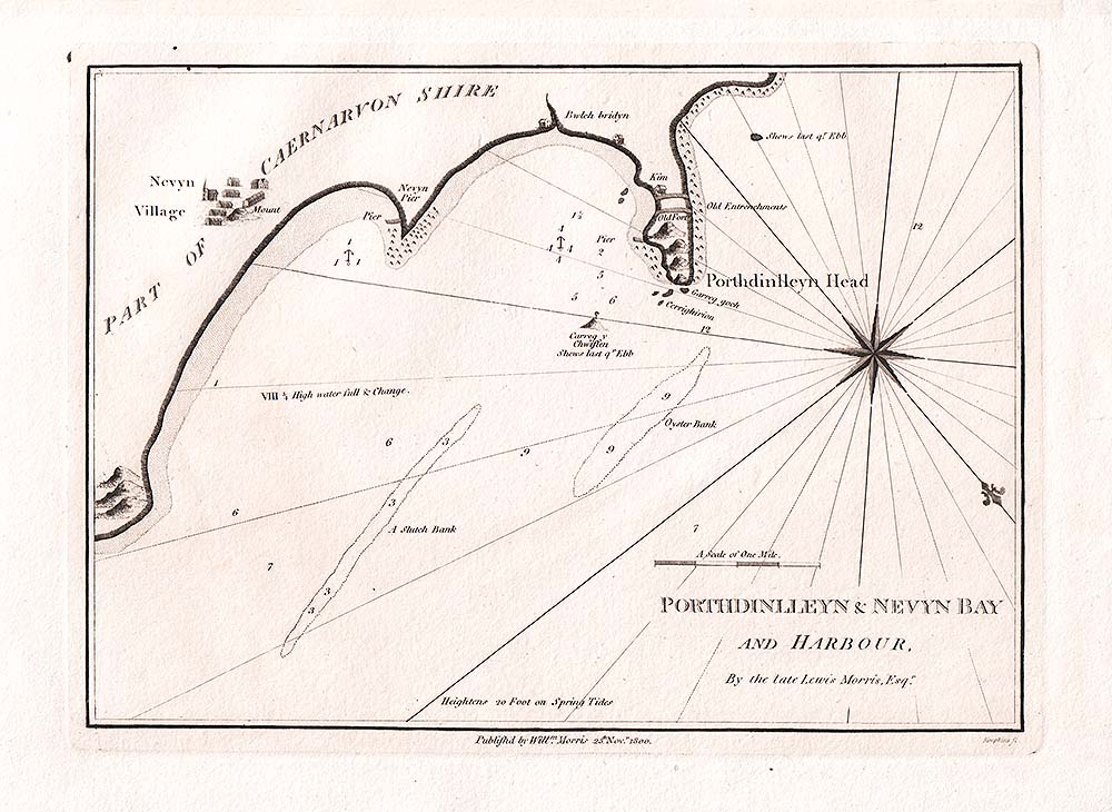 William Morris - Porthdinlleyn and Nevyn Bay and Harbour.