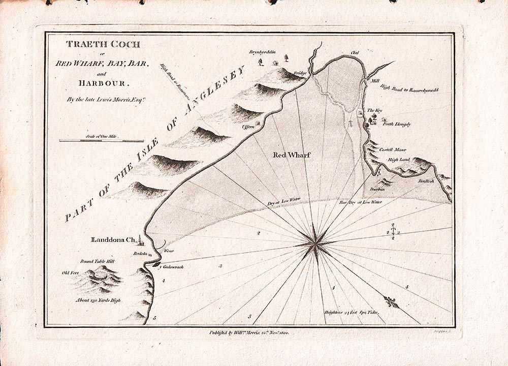 William Morris - Traeth Coch or Red Wharf Bay Bar and Harbour  