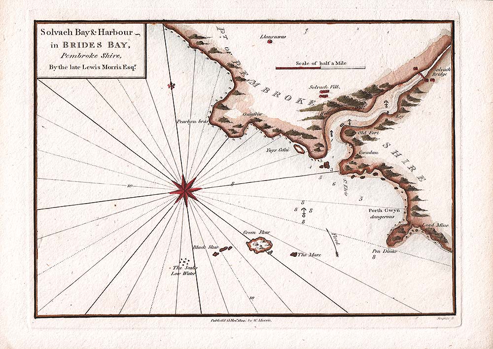 William Morris - Solvach Bay & Harbour in Bride's Bay