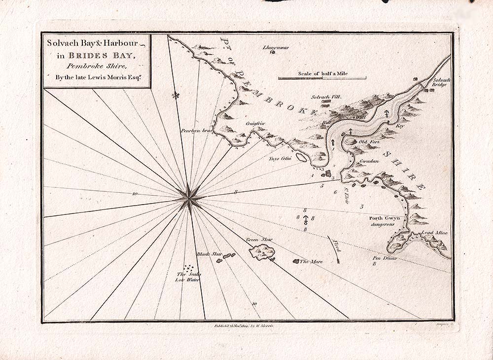 William Morris - Solvach Bay & Harbour in Brides Bay 