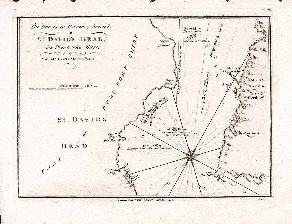 William Morris - The Roads in Ramsey Sound on St David's Head in Pembrokeshire