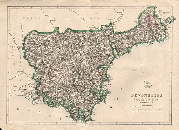 Devonshire South Division  -  Edward Weller  FRGS