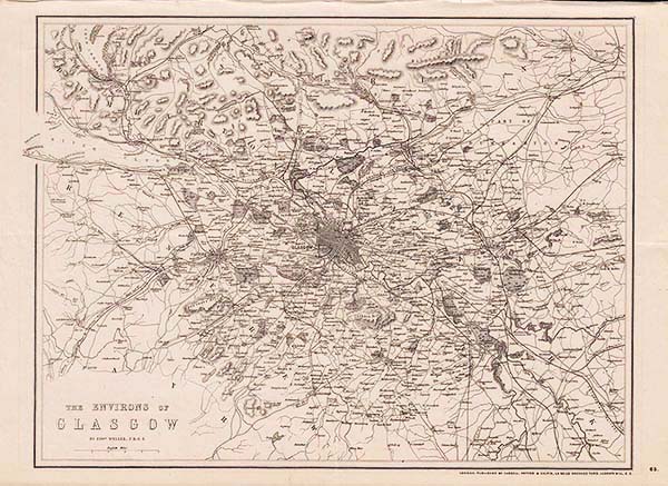 The Environs of Glasgow  By Edward Weller  FRGS