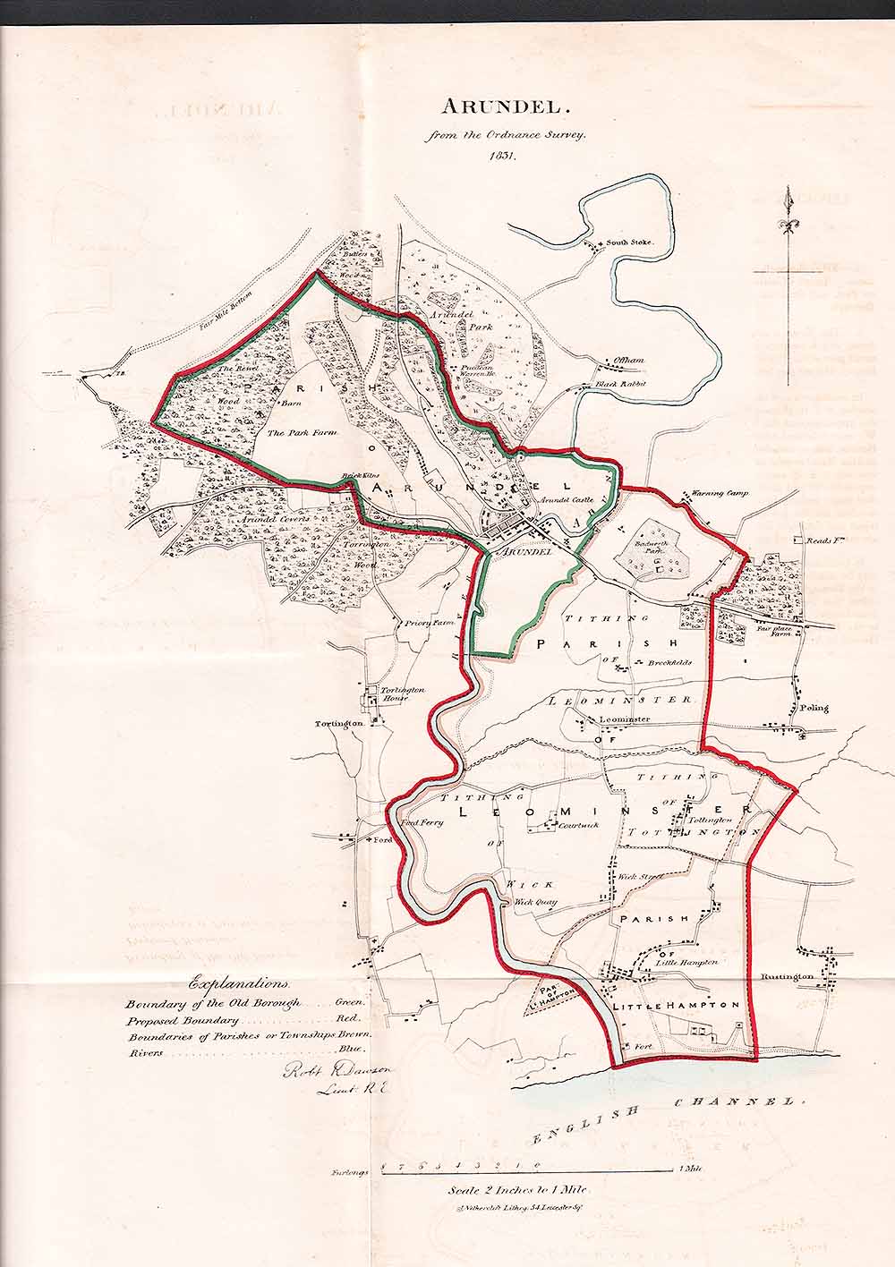 Arundel Town Plan - RK Dawson   