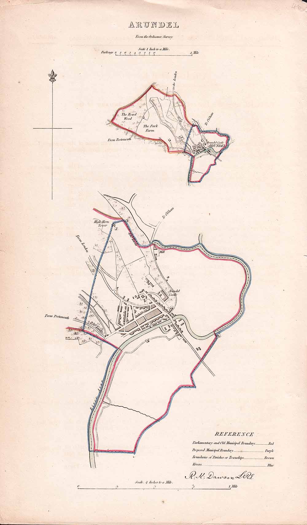 Arundel Town Plan - RK Dawson