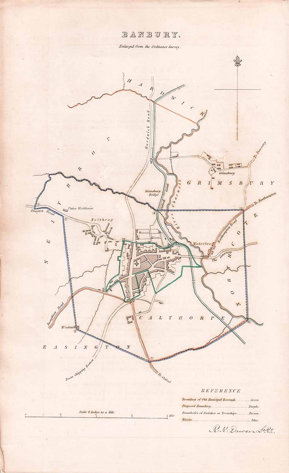 Banbury Town Plan - RK Dawson  