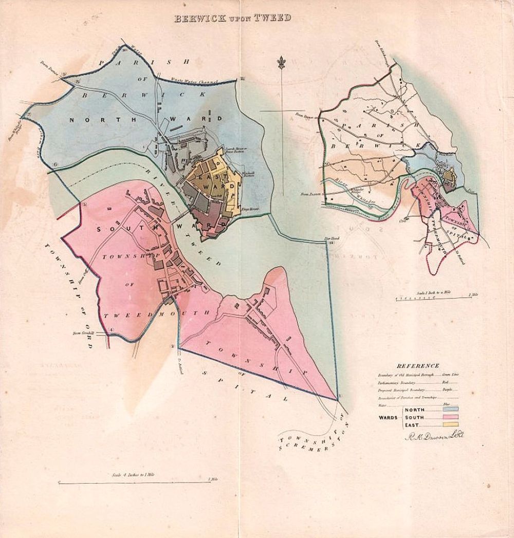 Berwick upon Tweed Town Plan - RK Dawson